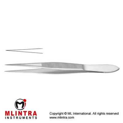 Splinter Forcep Straight - Smooth Jaws Stainless Steel, 12.5 cm - 5"